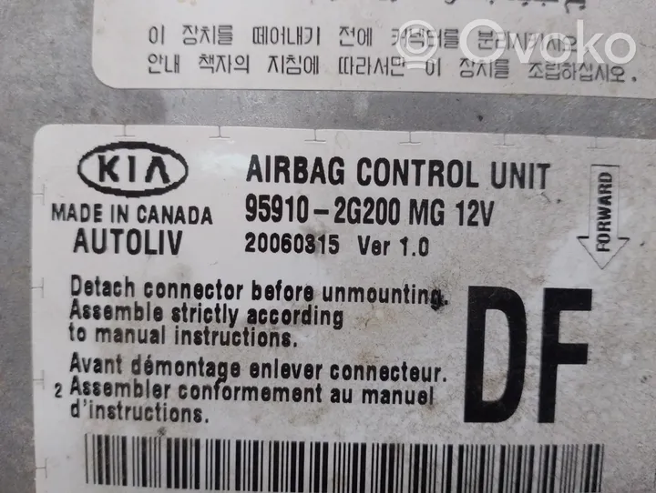 KIA Magentis Module de contrôle airbag 959102G200