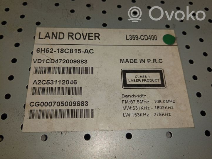 Land Rover Freelander 2 - LR2 Radio/CD/DVD/GPS-pääyksikkö 6H5218C815AC