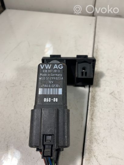 Volkswagen Tiguan Przekaźnik / Modul układu ogrzewania wstępnego 038907281D