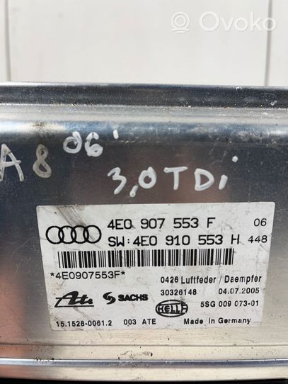 Audi A8 S8 D3 4E Sterownik / Moduł zawieszenia pneumatycznego 4E0907553F