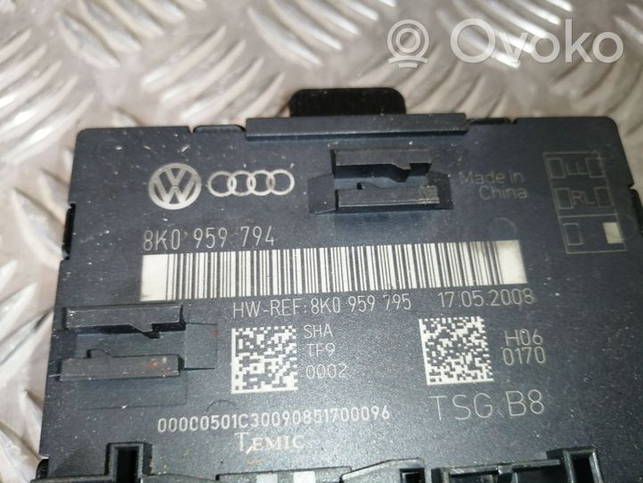 Audi A4 S4 B8 8K Unité de commande module de porte 8K0959794