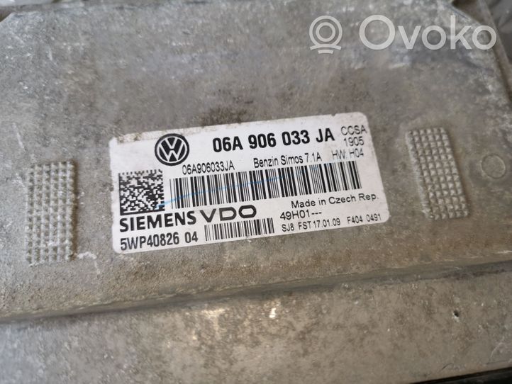 Volkswagen Golf V Moottorin ohjainlaite/moduuli 06A906033JA