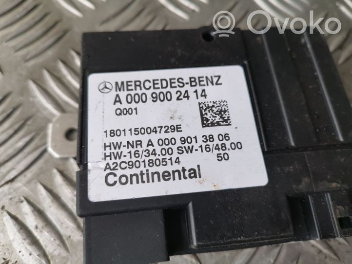 Mercedes-Benz GLC X253 C253 Centralina/modulo pompa dell’impianto di iniezione A0009002414