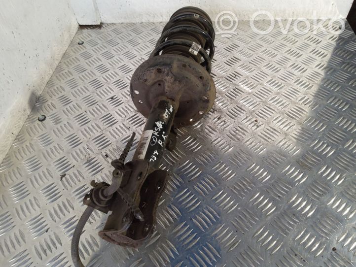 Opel Corsa D Amortiguador delantero con muelle espiral 13214353