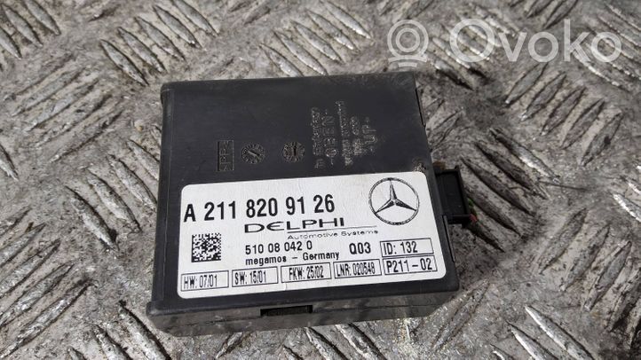 Mercedes-Benz CLK A209 C209 Sterownik / Moduł alarmu A2118209126