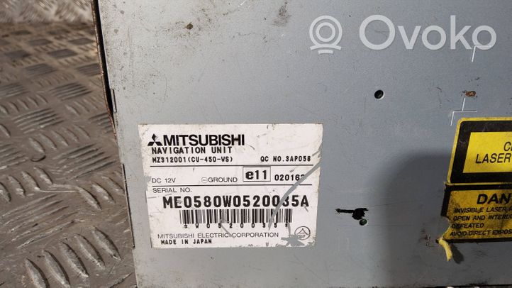 Mitsubishi Space Wagon Navigaatioyksikkö CD/DVD-soitin MZ312001