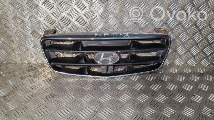 Hyundai Elantra Grille calandre supérieure de pare-chocs avant 