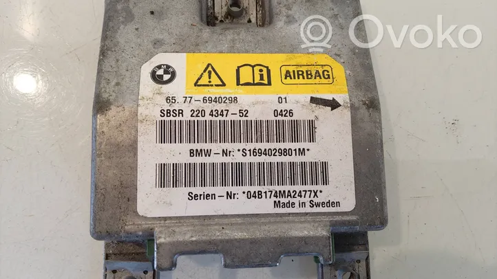 BMW 5 E60 E61 Sterownik / Moduł Airbag 6940298