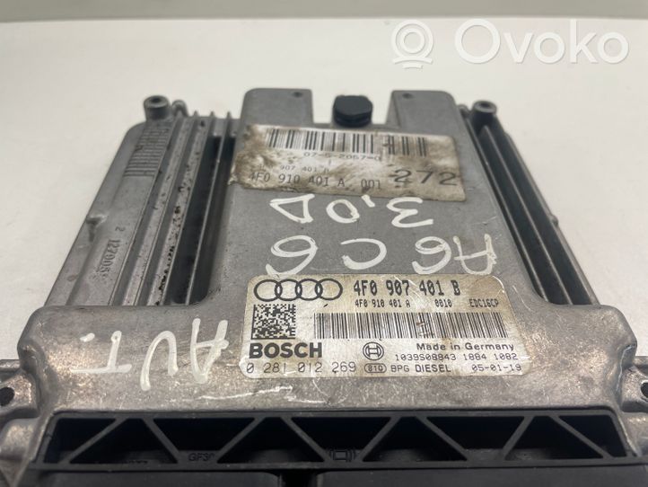 Audi A6 S6 C6 4F Vadības bloks 4F0907401B