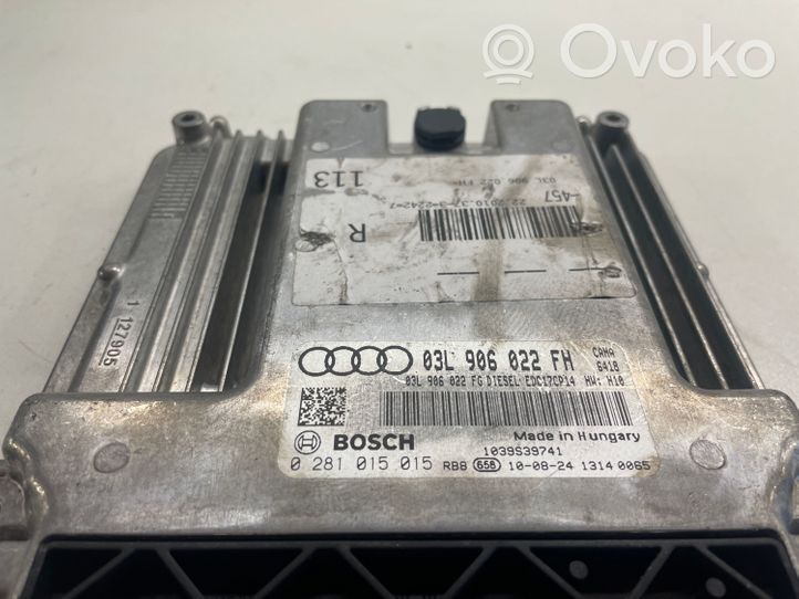 Audi A6 S6 C6 4F Air suspension control unit module (rear) 03L906022FH