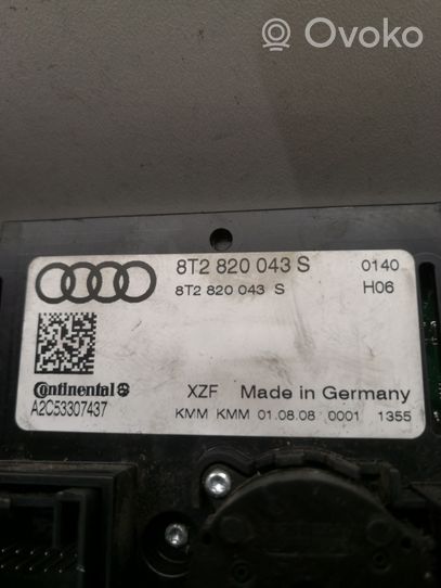 Audi A4 S4 B8 8K Ilmastointi-/lämmityslaitteen säätimen kehys 