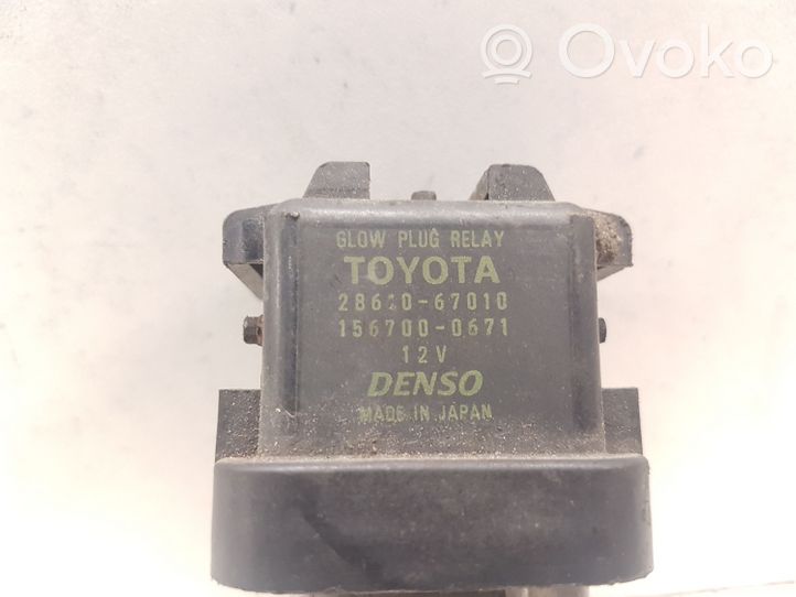 Toyota RAV 4 (XA30) Przekaźnik / Modul układu ogrzewania wstępnego 2862067010