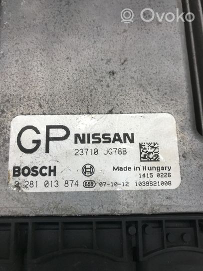 Nissan X-Trail T31 Dzinēja vadības bloks 23710JG78B