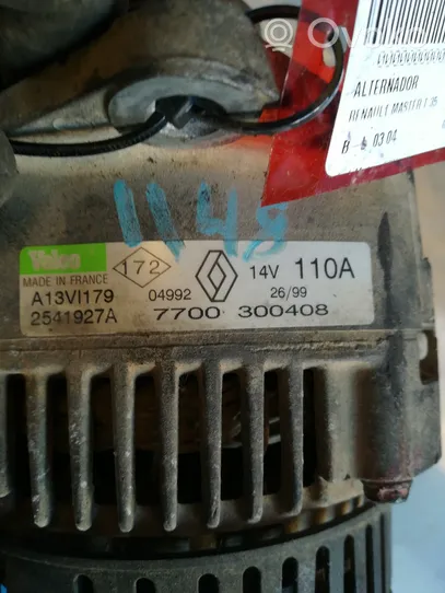 Renault Master I Alternator A13VI179