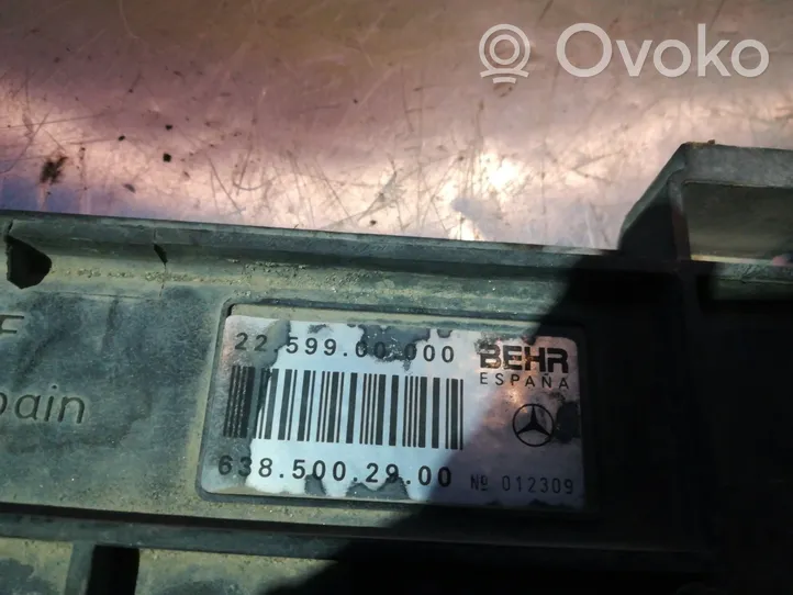 Mercedes-Benz Vito Viano W638 Elektrisks radiatoru ventilators 6385000993