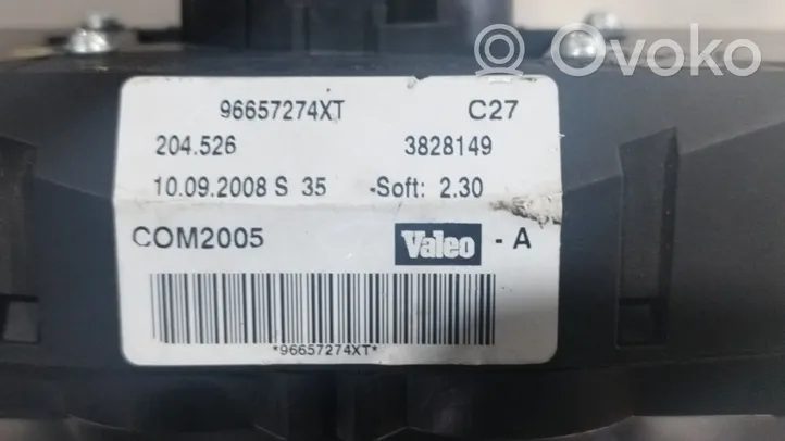 Peugeot 207 Przełącznik świateł 96657274XT