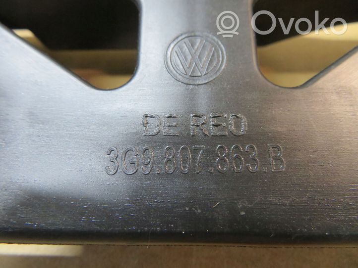 Volkswagen PASSAT B8 Rear bumper mounting bracket 3G9807863B