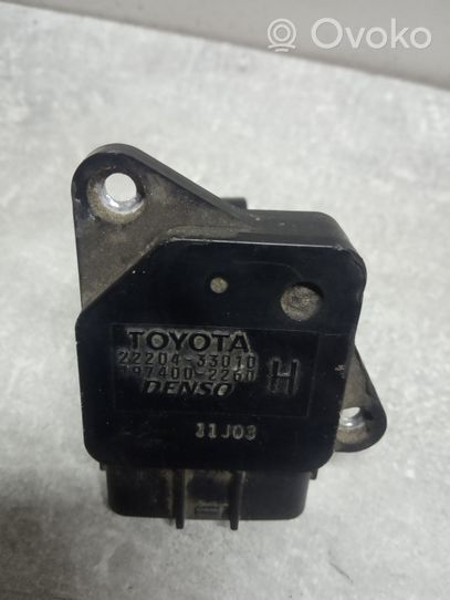 Toyota Yaris Débitmètre d'air massique 2220433010