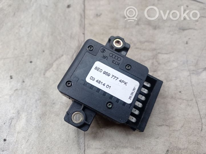 Audi A4 S4 B6 8E 8H Interruptor de control del asiento 8E0959777