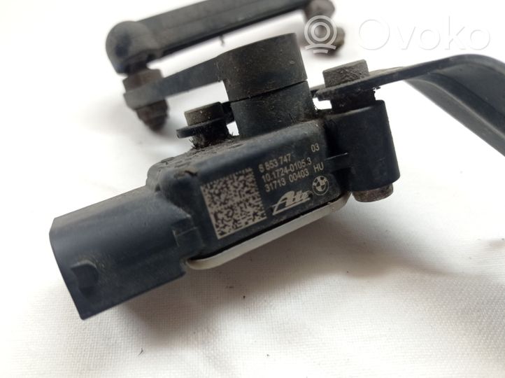 BMW X5 F15 Sensor de altura del nivel de la suspensión neumática trasera 6853747