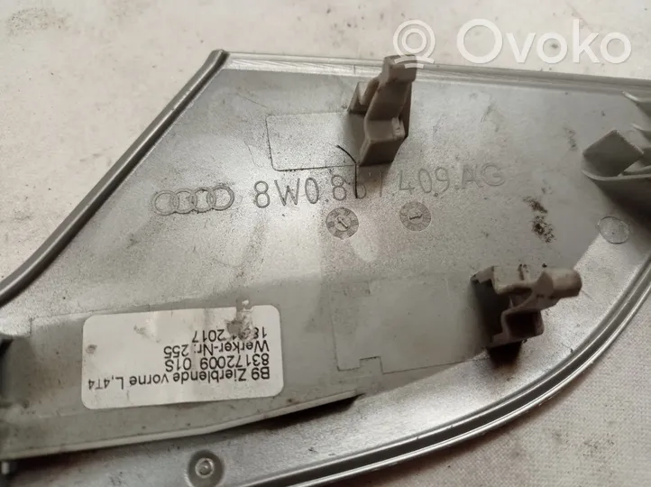 Audi A4 S4 B9 Altro elemento di rivestimento della portiera anteriore 8W0867409