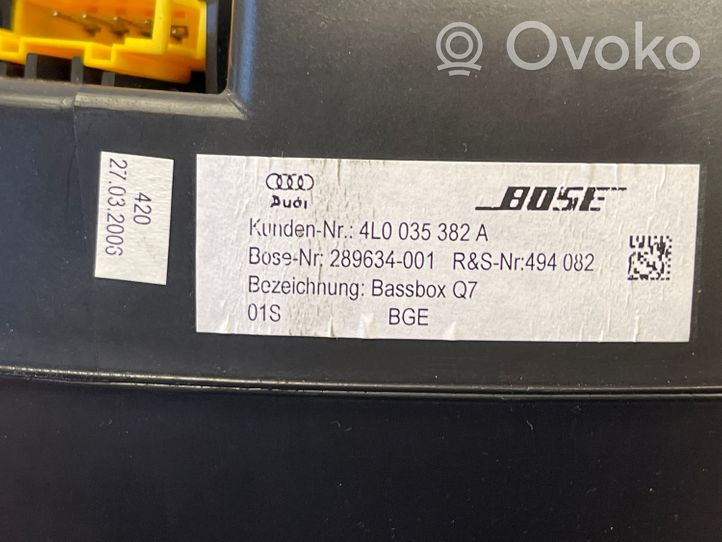Audi Q7 4L Subwoofer-bassokaiutin 4L0010549