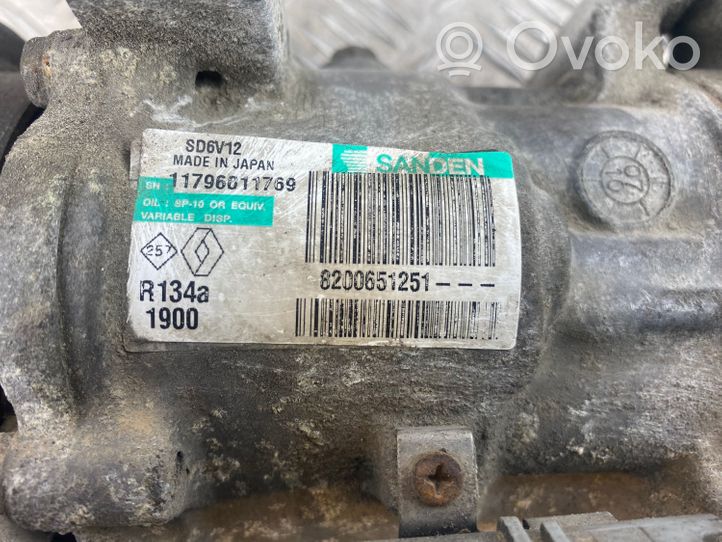 Renault Modus Ilmastointilaitteen kompressorin pumppu (A/C) 8200651251