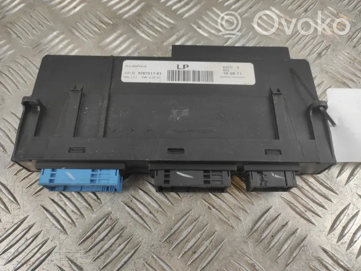 BMW X5 E70 Door central lock control unit/module 9267511