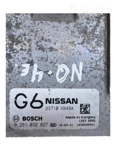 Nissan Qashqai Calculateur moteur ECU 23710HX49A