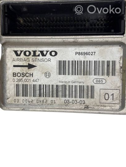 Volvo V70 Oro pagalvių valdymo blokas 0285001447