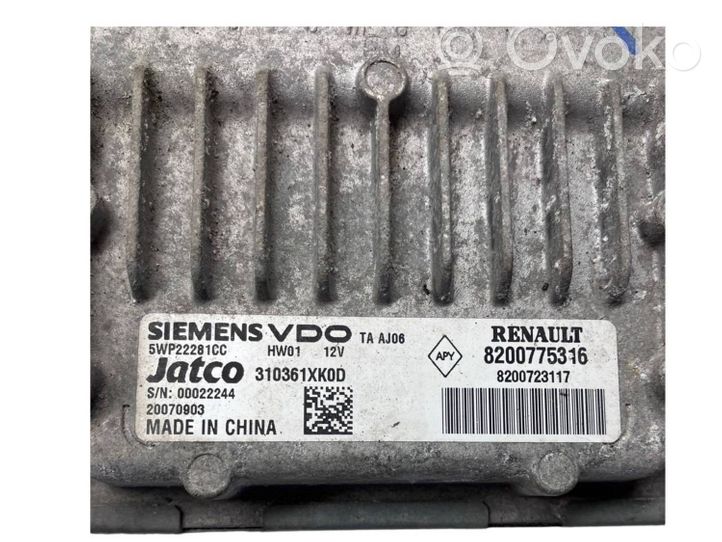 Renault Laguna III Module de contrôle de boîte de vitesses ECU 8200775316