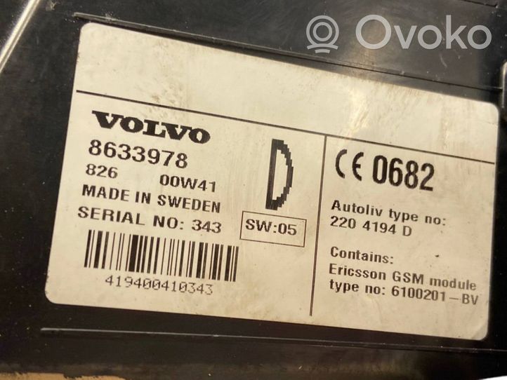 Volvo XC70 Clavier de téléphone 8633978
