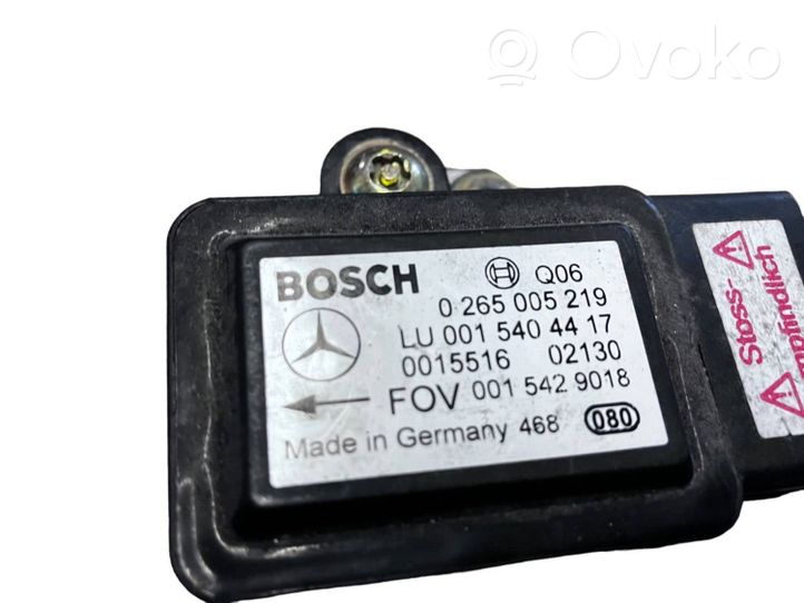 Mercedes-Benz A W168 Capteur de vitesse de lacet d'accélération ESP LU0015404417