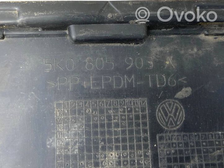 Volkswagen Golf VI Osłona pod zderzak przedni / Absorber 5K0805903A