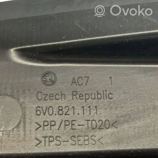 Skoda Fabia Mk3 (NJ) Wygłuszenie / Pianka błotnika przedniego 6V0821111