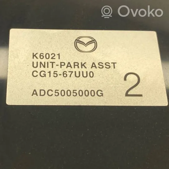 Mazda 5 Pysäköintitutkan (PCD) ohjainlaite/moduuli CG1567UU0