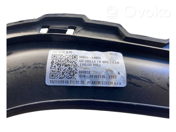 Hyundai i30 Priešrūkinio žibinto apdaila/ grotelės 86563A6030