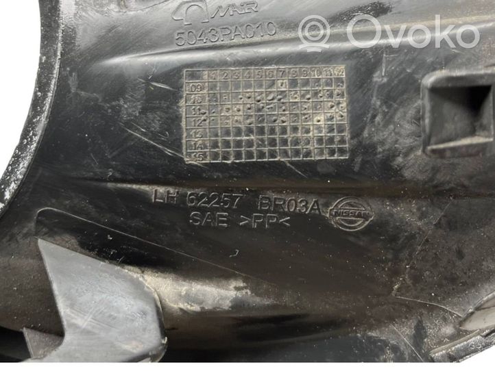 Nissan Qashqai Pretmiglas luktura dekoratīvais režģis 62257BR03A