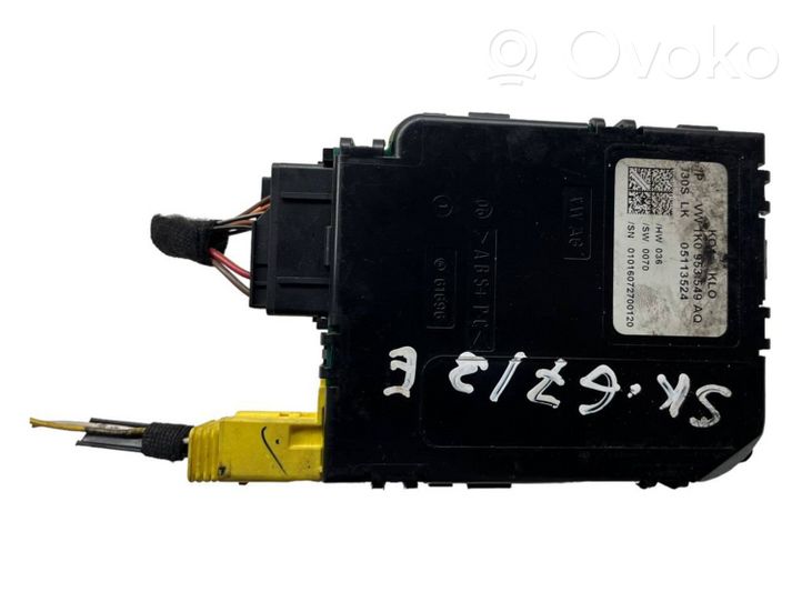 Skoda Octavia Mk2 (1Z) Sensor de ángulo de la columna de dirección 1K0953549AQ