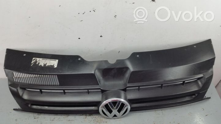 Volkswagen Multivan T5 Grille calandre supérieure de pare-chocs avant 