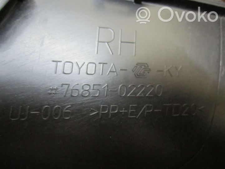 Toyota Corolla E140 E150 Lame de pare-chocs avant 7685102909