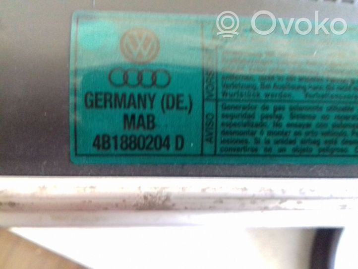 Audi A6 S6 C5 4B Matkustajan turvatyyny 4B1880204D