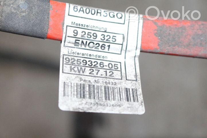 BMW 3 F30 F35 F31 Cavo positivo (batteria) 9259326