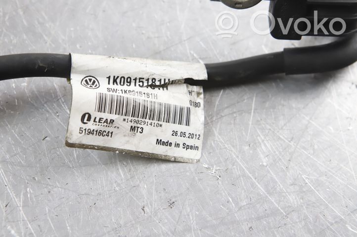 Volkswagen Touran II Negative earth cable (battery) 1K0915181H