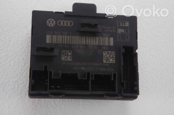 Audi A6 S6 C7 4G Durų elektronikos valdymo blokas 4G8959792J 