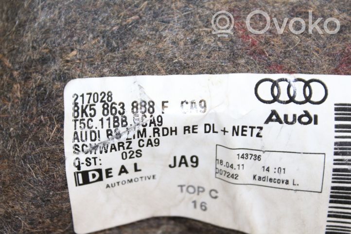 Audi A4 S4 B8 8K Tavaratilan sivuverhoilu 8K5863888F