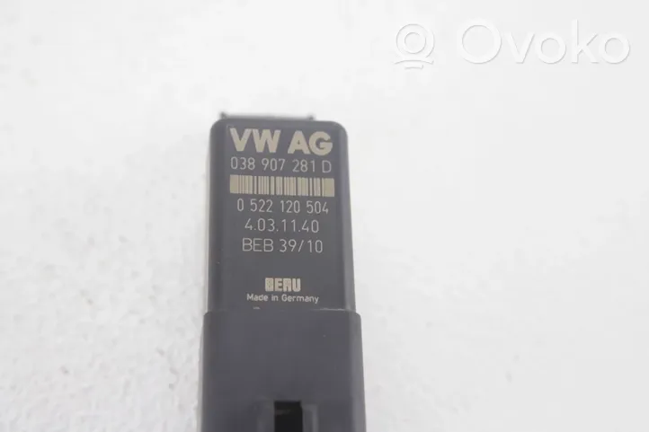 Volkswagen Tiguan Glow plug pre-heat relay 038907281D