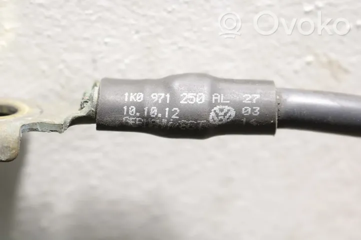 Volkswagen Tiguan Câble négatif masse batterie 1K0971250AL