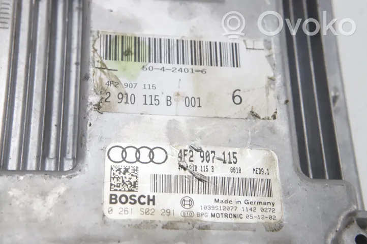 Audi A6 S6 C6 4F Sterownik / Moduł ECU 4F2907115