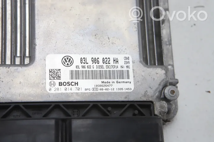 Volkswagen Tiguan Unidad de control/módulo del motor 03L906022HA